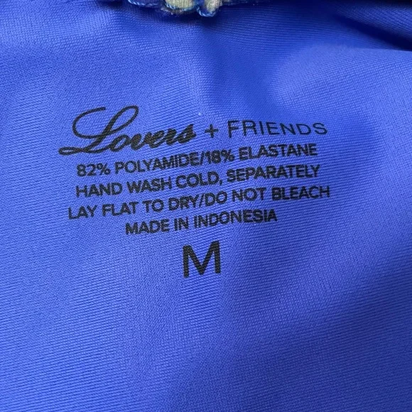 Lovers + Friends Flutter By One Piece Swimsuit in Blue Floral - Picture 8 of 8